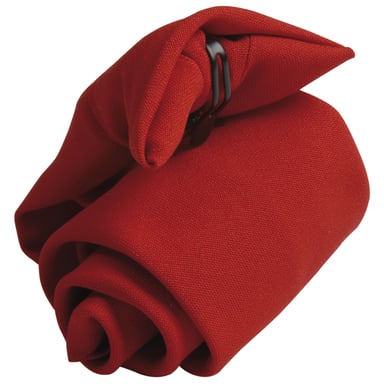 Premier Tie - Mens Plain Clip On Tie (Pack of 2) (Red)