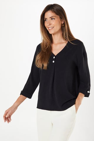 Double Button Top