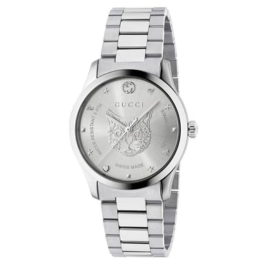 Gucci YA1264095 G-Timeless Silver Dial Unisex Watch