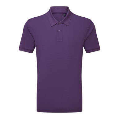 Asquith & Fox Mens Glacier Tech Polo Shirt (Purple)