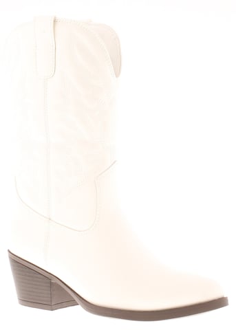 Apache Womens Cowboy Boots Ranch white