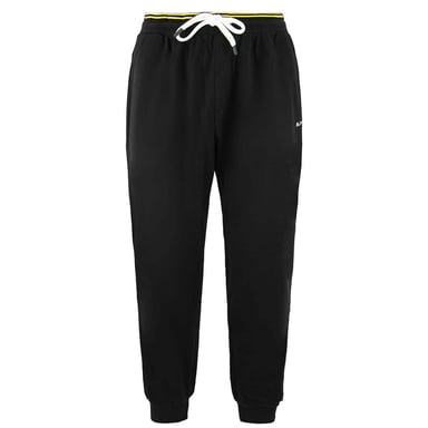 Pantalones de chándal negros con bordado de guión de Ben Sherman para hombre