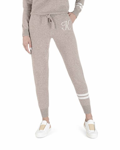 Pantalon De Survetement En Cachemire Crown Of Edinburgh Morningside Camel K