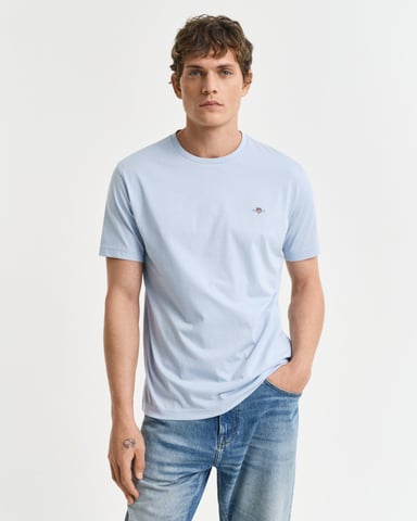 GANT Mens Regular Fit Short Sleeve Shield Logo T-Shirt