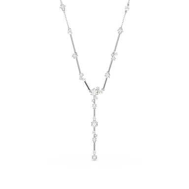 Swarovski 'Constella Bars' Women's Base Metal Necklace - Silver 5711830