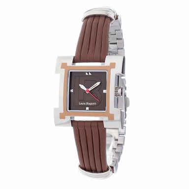 Laura Biagiotti Reloj de mujer Cuarzo plata marrón
