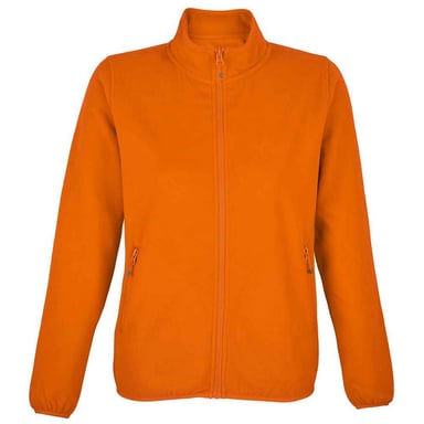 SOLS Womens/Ladies Factor Microfleece Recycled Fleece Jacket (Orange)