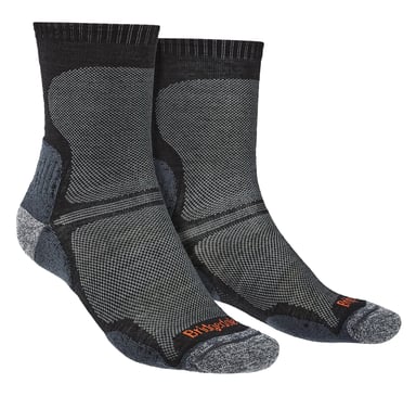 Bridgedale - Calcetines de lana merino ultraligeros para hombre - Negro