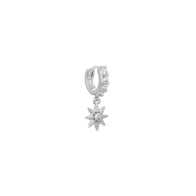Piercing Luxenter de Plata de Ley 925 con Circonita Brillante acabado en rodio - Kaiwise