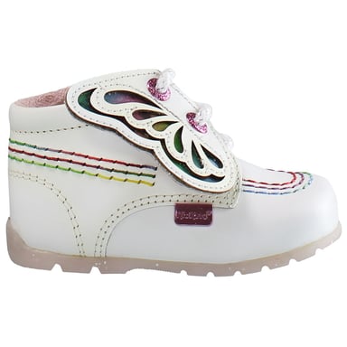 Pateadores hola fadas botas blancas para niños