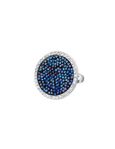 Anillo Océano - Plata y Azul