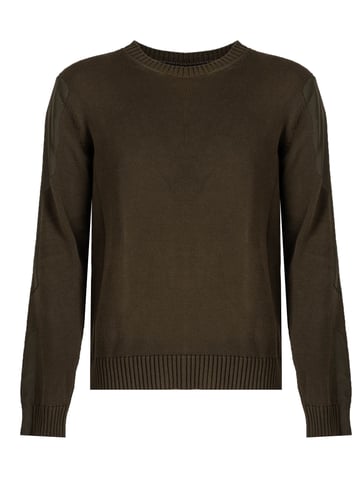 Les Hommes Suéter del hombre verde, verde