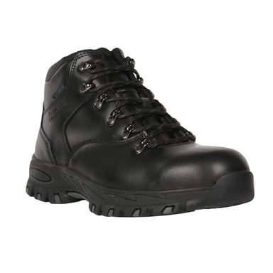 Regatta Mens Gritstone Leather Safety Boots (Black)