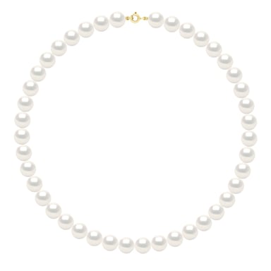 CHOKER - Real Cultured Freshwater Pearls Round 10-11 mm