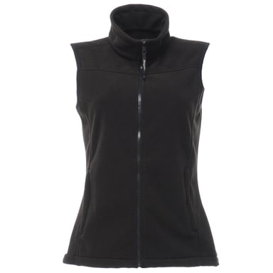 Regatta Womens/Ladies Haber II 250 Series Anti-pill Fleece Bodywarmer / Sleeveless Jacket (Black)