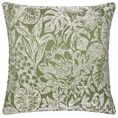 Wylder Nature Bali Botanical Jacquard Polyester Filled Cushion