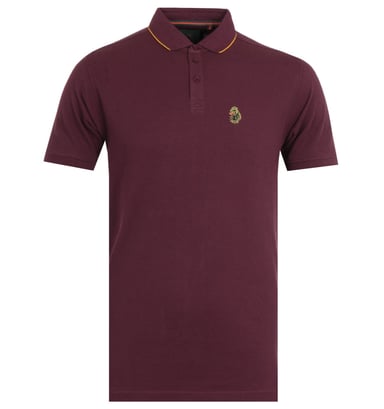 Luke 1977 Ricky Gold Tipped Shiraz Polo Shirt