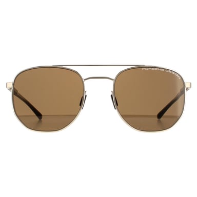 Gafas de sol Porsche Design P8695 B Gold Brown AR Comfort Blue