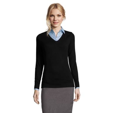 SOLS Womens/Ladies Glory Jumper (Black)