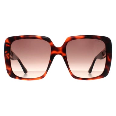 Guess Cuadrado Womens Habana Oscuro Marrón Gradiente GU7689
