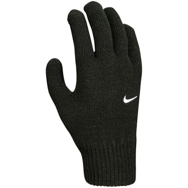 Nike Childrens/Kids Knitted Swoosh Winter Gloves (Black/White)