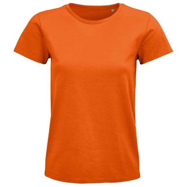 SOLS Womens/Ladies Pioneer Organic T-Shirt (Orange)