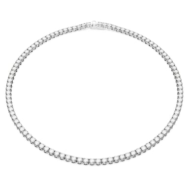 Swarovski 'Matrix' Women's Base Metal Necklace - Silver 5681796