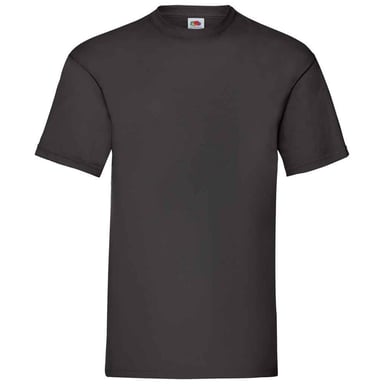 Fruit Of The Loom Mens Valueweight T-Shirt (Black)