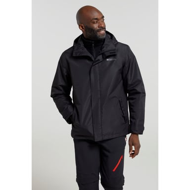 Mountain Warehouse Mens Fell II 3 in 1 Jacket (Black)