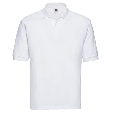 Russell Mens Classic Polycotton Polo Shirt (White)