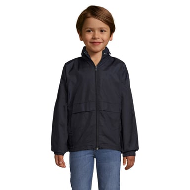 SOLS Childrens/Kids Surf Windbreaker (Navy)