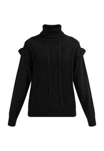 Dreimaster Knitted pullover women black