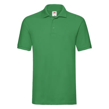 Fruit of the Loom Mens Premium Pique Polo Shirt (Kelly Green)