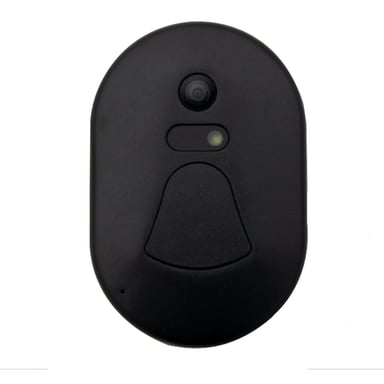 Aquarius Wireless Wifi Smart Home Security Camera Realtime Video Doorbell, Black