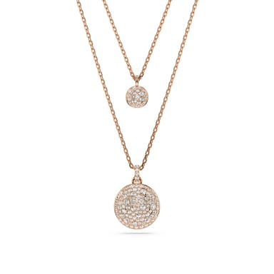 Swarovski 'Meteora' Women's Gold Plated Metal Necklace - Rose 5683449