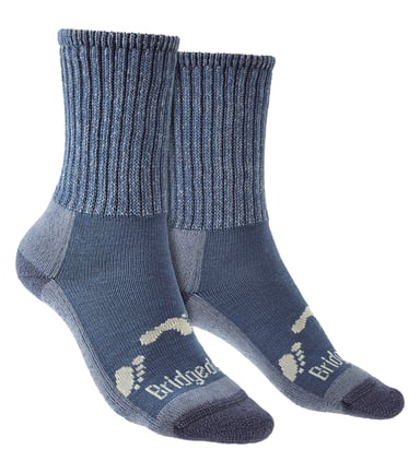 Bridgedale - Calcetines de lana merino para niños - Azul tormenta