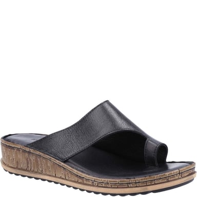 Hush Puppies Womens/Ladies Elissa Suede Sandals (Black/Cream)