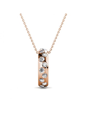 Colgantes Joy - Oro rosa y cristal