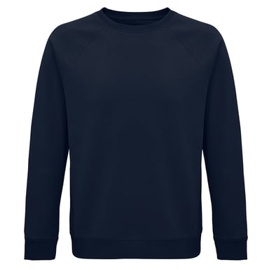 SOLS Unisex Adult Space Organic Raglan Sweatshirt (French Navy)