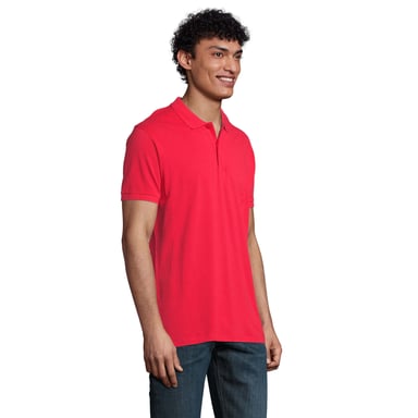 SOLS Mens Planet Polo Shirt (Red)