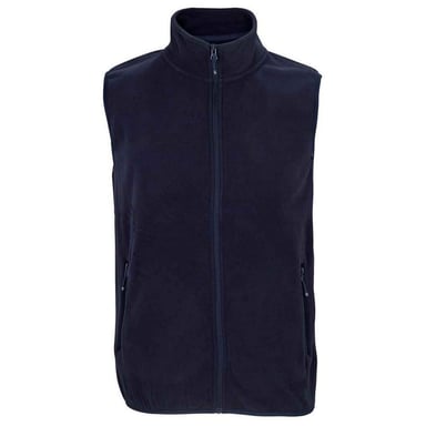 SOLS Unisex Adult Factor Microfleece Recycled Body Warmer (Navy)