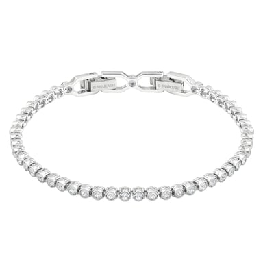Swarovski 'Emily' Women's Base Metal Bracelet - Silver 1808960
