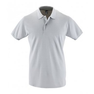 SOLS Mens Perfect Pique Short Sleeve Polo Shirt (Pure Grey)