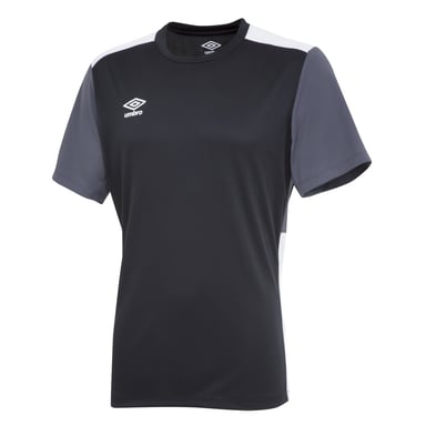 Umbro Childrens/Kids Contrast Training Jersey (Black/Carbon/White)