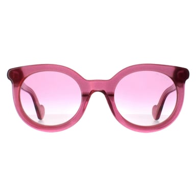 Moncler ML0015 75Z gafas de sol degradado rosa fuxia transparente brillante