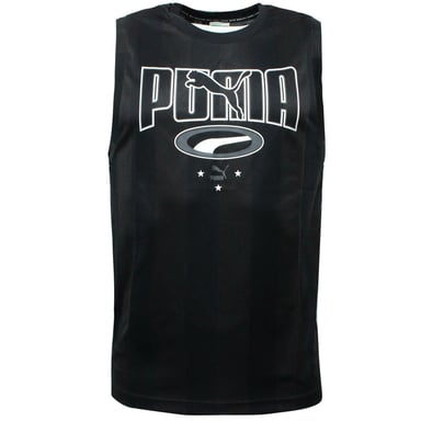 PUMA 90S retro Tank Top Mens Casual Graphic Chaleco negro 579518 01