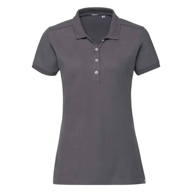 Russell Womens/Ladies Pique Stretch Polo Shirt (Convoy Grey)
