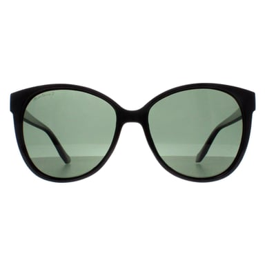 Montana Cat Eye Womens Negro Brillante G15 Verde Polarizado MP74