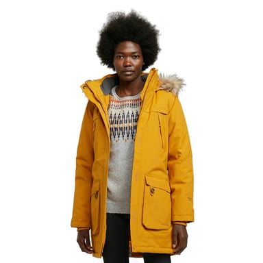 Peter Storm Women's Paloma Waterproof Parka Jacket with Faux Fur Lined Hood, Winter Coat