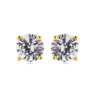 Pendientes Luxenter de Plata de Ley 925 con Circonita Brillante acabados en rodio - Básico